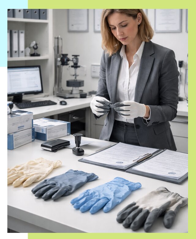 Сертификация перчаток в Сызрани от 8611 р. | Алешин-Сзр