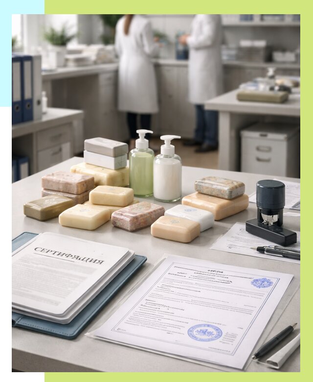 Сертификация мыла и сертификат на мыло в Сызрани от 12156 | Алешин-Сзр