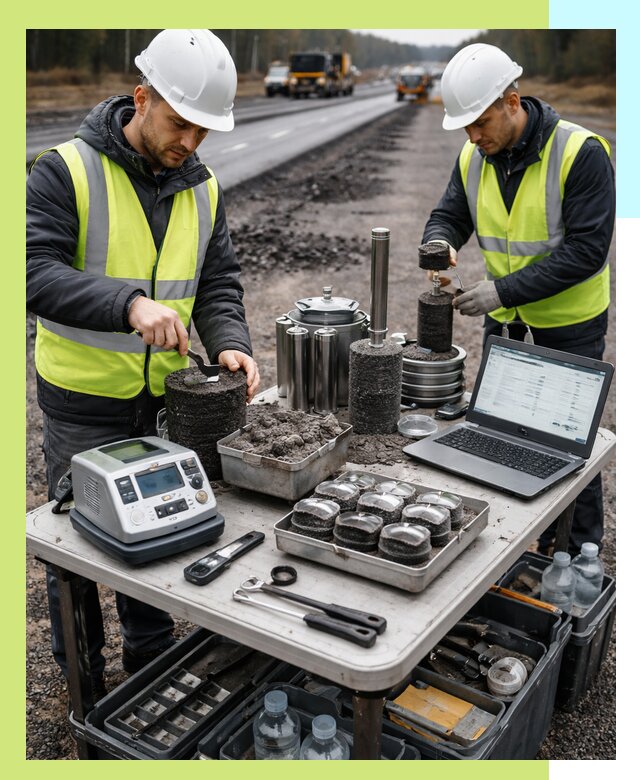 Сертификация асфальта: испытания и подтверждение в Сызрани