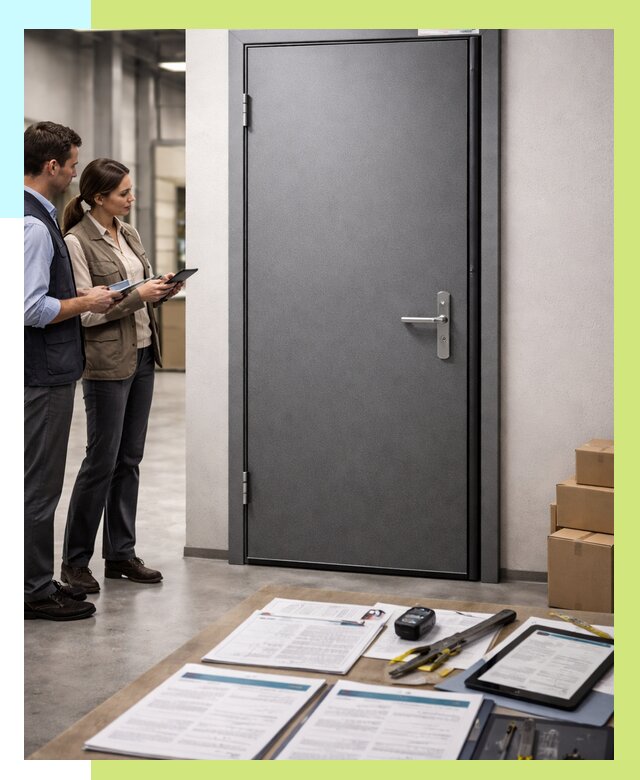 Сертификация противопожарных дверей в Сызрани от 9117 р. | Алешин-Сзр