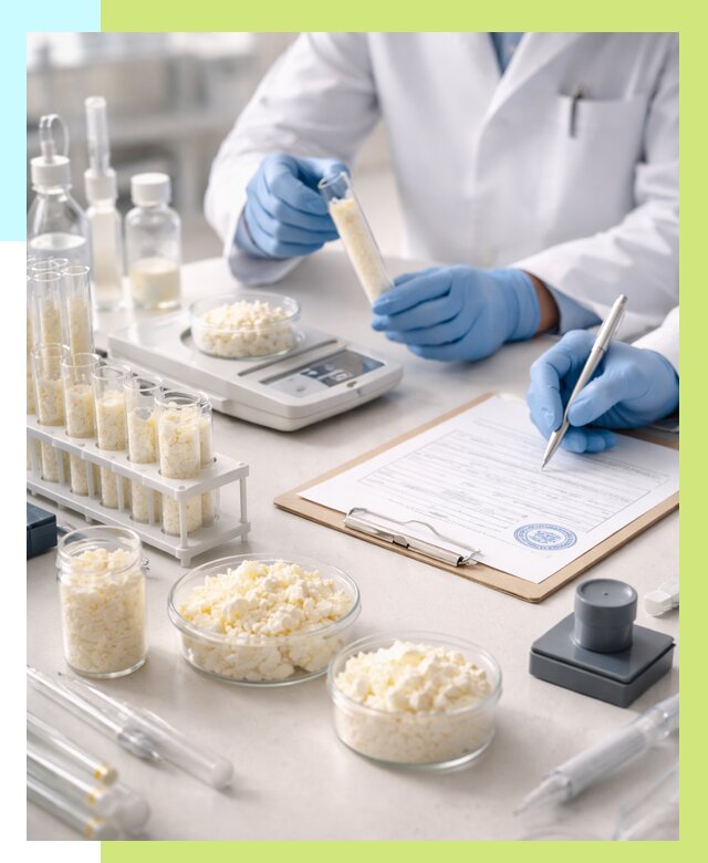 Сертификация творога в Сызрани от 12156 р. под ключ | Алешин-Сзр