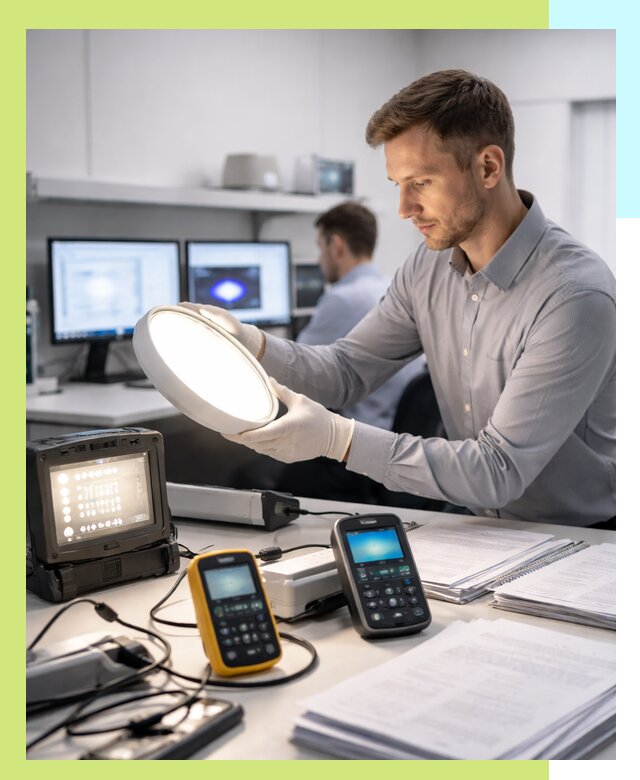 Сертификация светильников в Сызрани: испытания и оформление