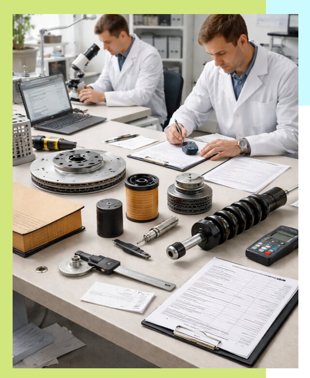 Сертификация автозапчастей и комплектующих в Сызрани по ГОСТ