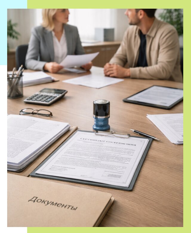 Сертификат соответствия на продукцию в Сызрани от 15195 р.|Алешин-Сзр