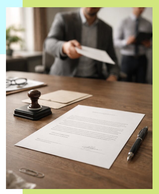 Отказное письмо по сертификации в Сызрани от 3546 р. | Алешин-Сзр