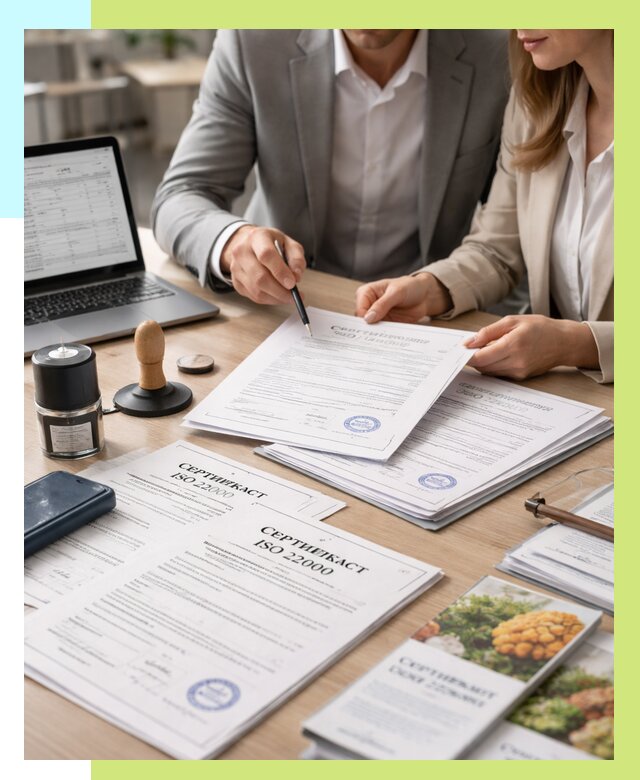 Сертификат ISO 22000 в Сызрани от 40520 р. под ключ | Алешин-Сзр