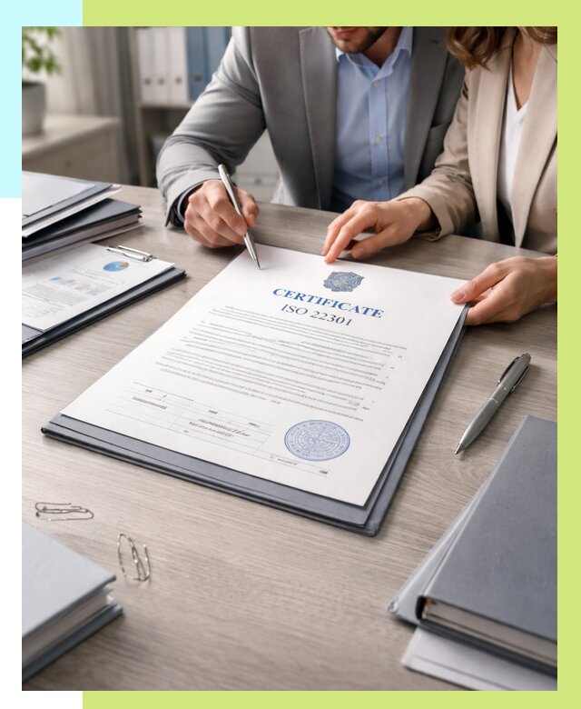 Сертификат ISO 22301 в Сызрани от 45585 р. | Алешин-Сзр срочно
