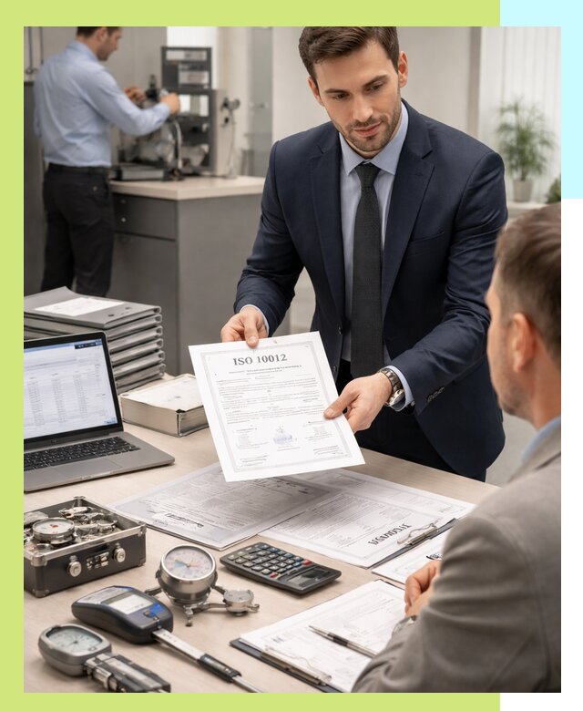 Выдача сертификата ISO 10012 по требованиям метрологии в Сызрани